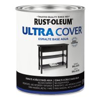 Esmalte Al Agua Negro Brillante Ultra Cover Rust Oleum 946ml