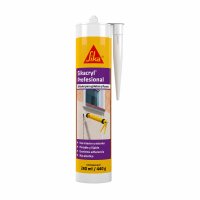 Sellador Acrílico para Grietas Sikacryl Profesional Sika 280 ml