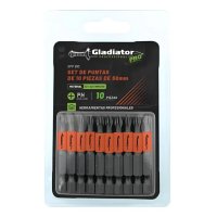 Set de 10 Puntas Phillips Profesional Gladiator SPP810