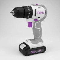 Taladro Percutor a Batería 20 V 13 mm Brushless con Batería 2 Ah y Cargador en Kit Neo TP1013/1/20K1