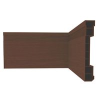 Zócalo PVC Nobre Marrón Rústico 10 cm
