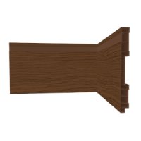 Zócalo PVC Nobre Marrón Rústico 15 cm