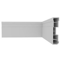 Zócalo PVC Nobre Ceniza 7 cm