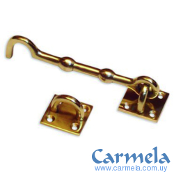 Gancho Contraviento de Bronce 100mm Ab Brass