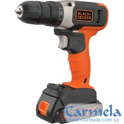 Taladro Atornillador Batería 20v Black + Decker BCD702C1