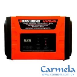 Cargador de Batería Inteligente Black+Decker BC40 40A