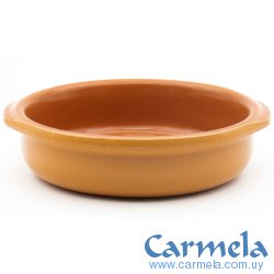 Cazuela Redonda Con Asas 19cm Cerámica Vitrificada Corzana