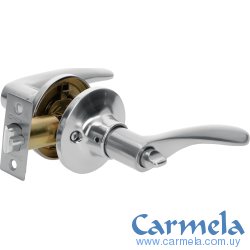 Cerradura Manija Con Llave Y Botón Recámara Hermex Basic