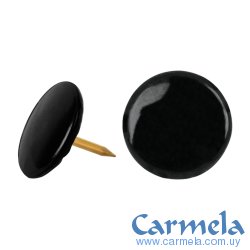 Chinches Acero Negro Caja 100u Fiero CHI-100N