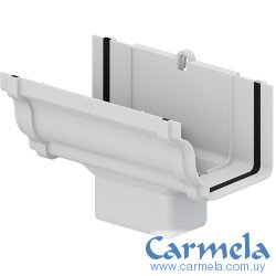 Embudo Central Canaleta Desagüe Pluvial Aquapluv Style Tigre 32029809