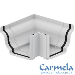 Esquinero Externo Canaleta Desagüe Pluvial Aquapluv Style Tigre