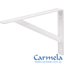 Escuadra Acero Reforzada Estante 50cm Blanca FIERO MER-20B