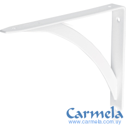 Escuadra Acero Decorativa Estante 18cm Blanca FIERO