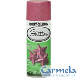Aerosol Brillantina Glitter Rosa Rust Oleum