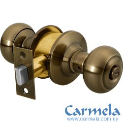 Cerradura Pomo Oval Puerta Baño Hermex CEPO-22B