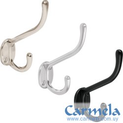 Gancho Percha Doble Vertical Hermex
