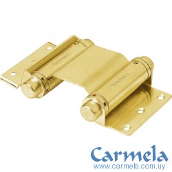 Bisagra Doble Acción Puerta Vaivén Bronce Hermex