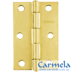 Bisagras Doradas 3 1/2'' Hermex BR-351 x Par