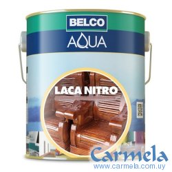 Laca Nitro Para Madera Brillante Aqua Belco 3,6lt