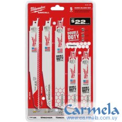 Kit 5 Hojas De Sierra Sable Milwaukee 49-22-1105