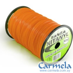 Tanza Bordeadora Cuadrada 2.0mm Bobina 230mt NITANYL