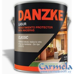 Protector De Madera Nogal Brillante Danzke Lasur Petrilac 1lt