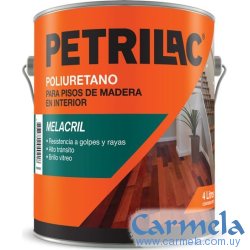 Plastificante Para Pisos De Madera Melacril Petrilac 1lt