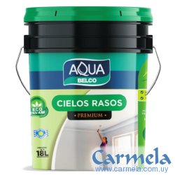 Pintura Para Cielorrasos Anti Hongos AQUACIELOS Aqua Belco 3,6lt
