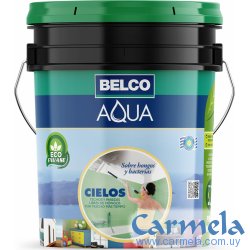 Pintura Cielorrasos Sobre Hongos y Bacterias AQUACIELOS Aqua Belco 3,6lt