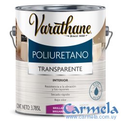 Barniz Poliuretano Madera Interior Brillante 3,785lt Varathane