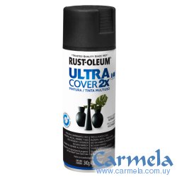 Pintura Negro Cañón Satinado Ultra Cover Rust Oleum