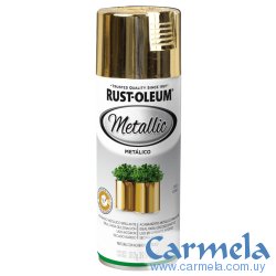 Pintura Metálica en Aerosol Rust Oleum Metallic Oro