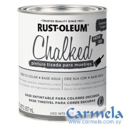 Pintura Tizada Chalked Rust Oleum Base Entintable