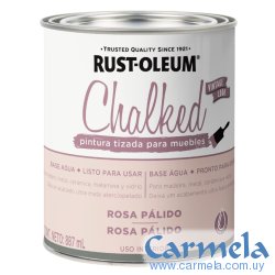 Pintura Tizada Chalked Rust Oleum Rosa Pálido