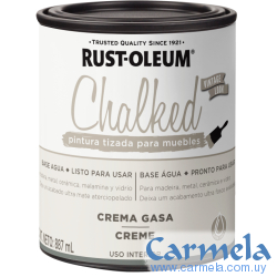 Pintura Tizada Chalked Rust Oleum Crema Gasa