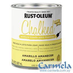 Pintura Tizada Chalked Rust Oleum Amarillo Amanecer