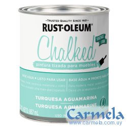 Pintura Tizada Chalked Rust Oleum Turquesa Aguamarina
