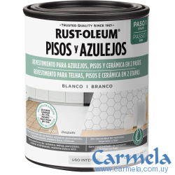 Pintura Para Pisos y Azulejos Blanco Rust Oleum 946ml