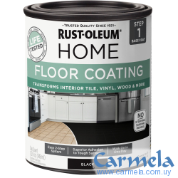 Pintura Para Pisos y Azulejos Negro Rust Oleum 946ml