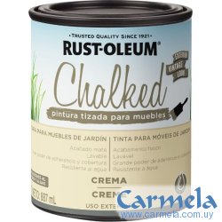 Pintura Tizada Exterior Chalked Rust Oleum Crema