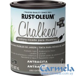 Pintura Tizada Exterior Chalked Rust Oleum Antracita