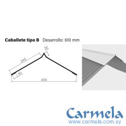 Sello de goma para canaleta desagüe pluvial Aquapluv Style Tigre