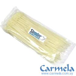 Precinto Collarín Plástico 53cm x 9.0mm Blanco Slender