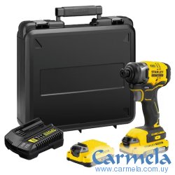 Atornillador Impacto A Batería 20v Stanley Sbi810d2k