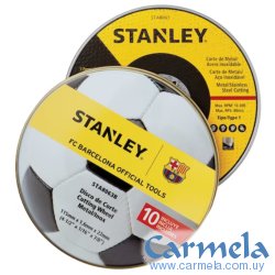 Disco Corte Metal 115 x 1.6mm Stanley Pack x 10