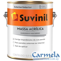 Enduído Exterior 3,6lt 5,5kg Massa Acrilica Suvinil