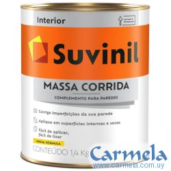 Enduído Interior 0,9lt 1,4kg Massa Corrida Suvinil 