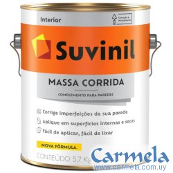 Enduído Interior 3,6lt 5,7kg Massa Corrida Suvinil 