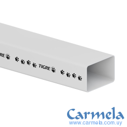 Tubo Bajada Canaleta Desagüe Pluvial Aquapluv Style Blanco 3m Tigre