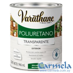 Barniz Poliuretano Madera Exterior Brillante 946ml Varathane